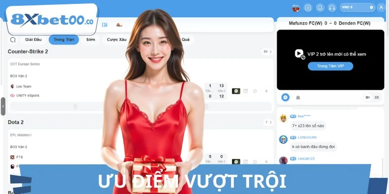 Các ưu điểm nổi bật tạo nên dấu ấn thương hiệu 8XBET